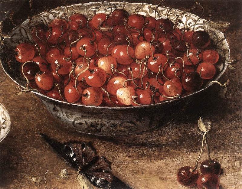 BEERT, Osias Still-Life with Cherries and Strawberries in China Bowls (detail) ghmh China oil painting art